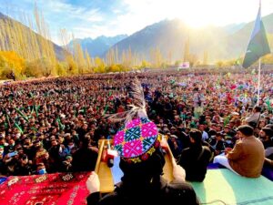 Maryam nawaz Jalsa in Yasin GB