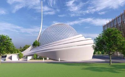 Design of New Babri Mosque Now Ahmad ullah Shah Masjid Ayodhya India