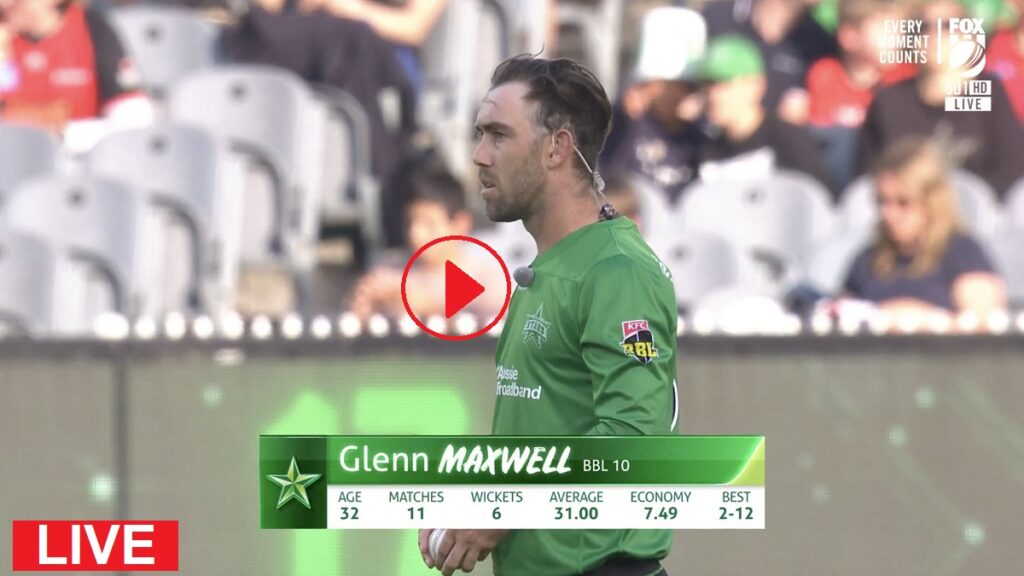 Live Cricket BBL | Melbourne Stars vs Melbourne Renegades (STAvREN) Live Free Streaming | AUSTRALIA Big Bash League 2021 | Live Score 2 Glenn Maxwell Bowler of Melbourne Stars BBL10 Live Stream