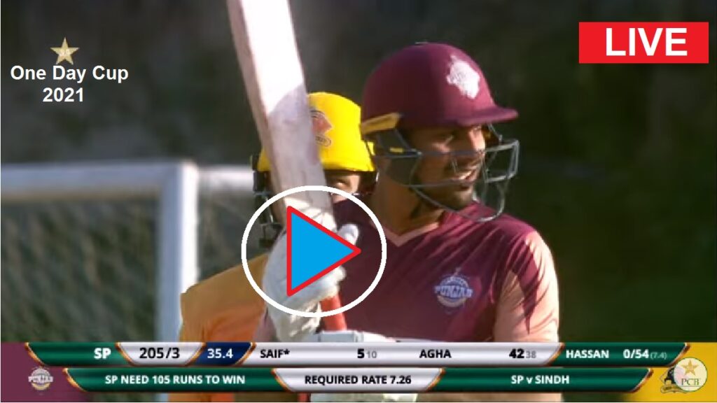 LIVE ODI Cricket | Sindh vs Central Punjab (SIN v CP) Streaming | Pakistan One Day Cup Playoffs Semi-Finals 2021 | Squad| Live PTV Sports