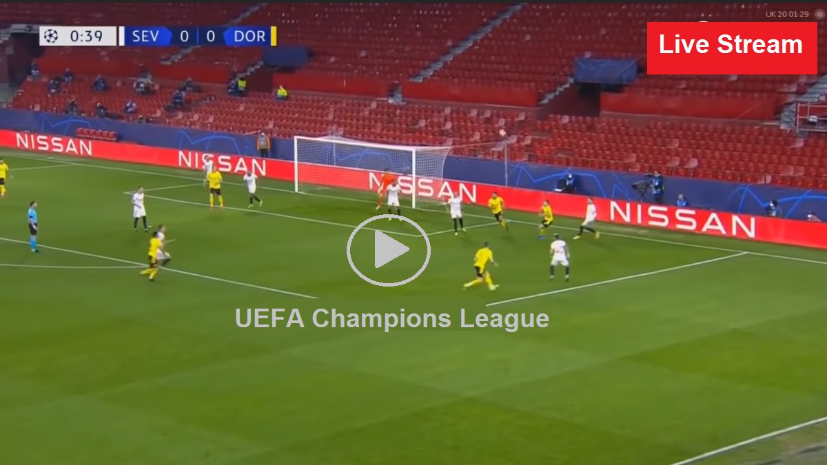 Live European Football - Dortmund vs Sevilla (DOR v SEV) Streaming - UEFA Champions League Playoffs 1-8 Finals Leg 2, 9th March 2021