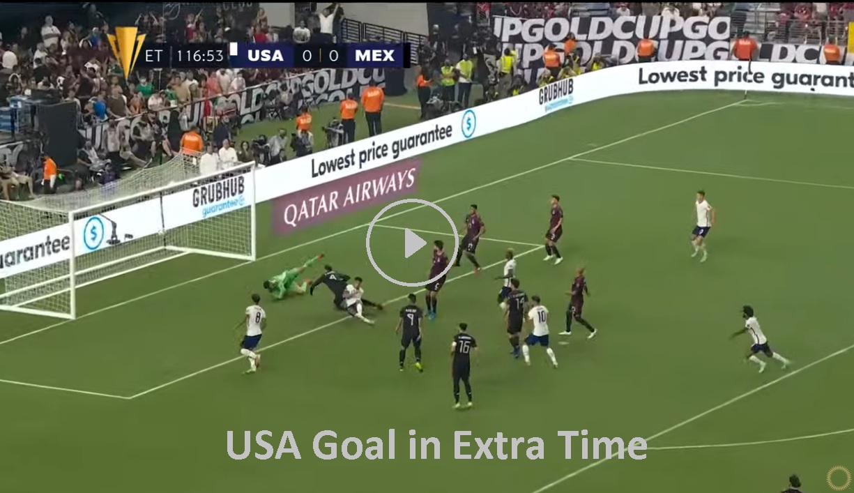 Gold Cup Final USA Near to Victiory Goal Live