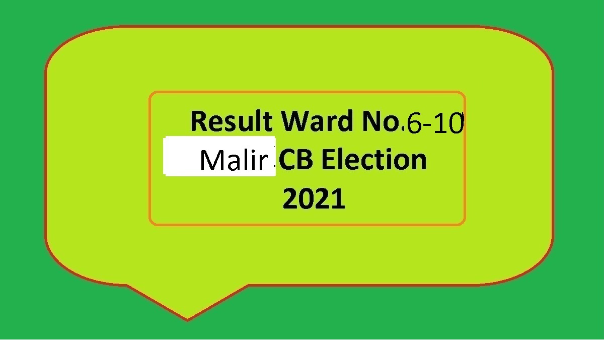 Results Ward No 6 10 Malir Local Body CB Elections 2021