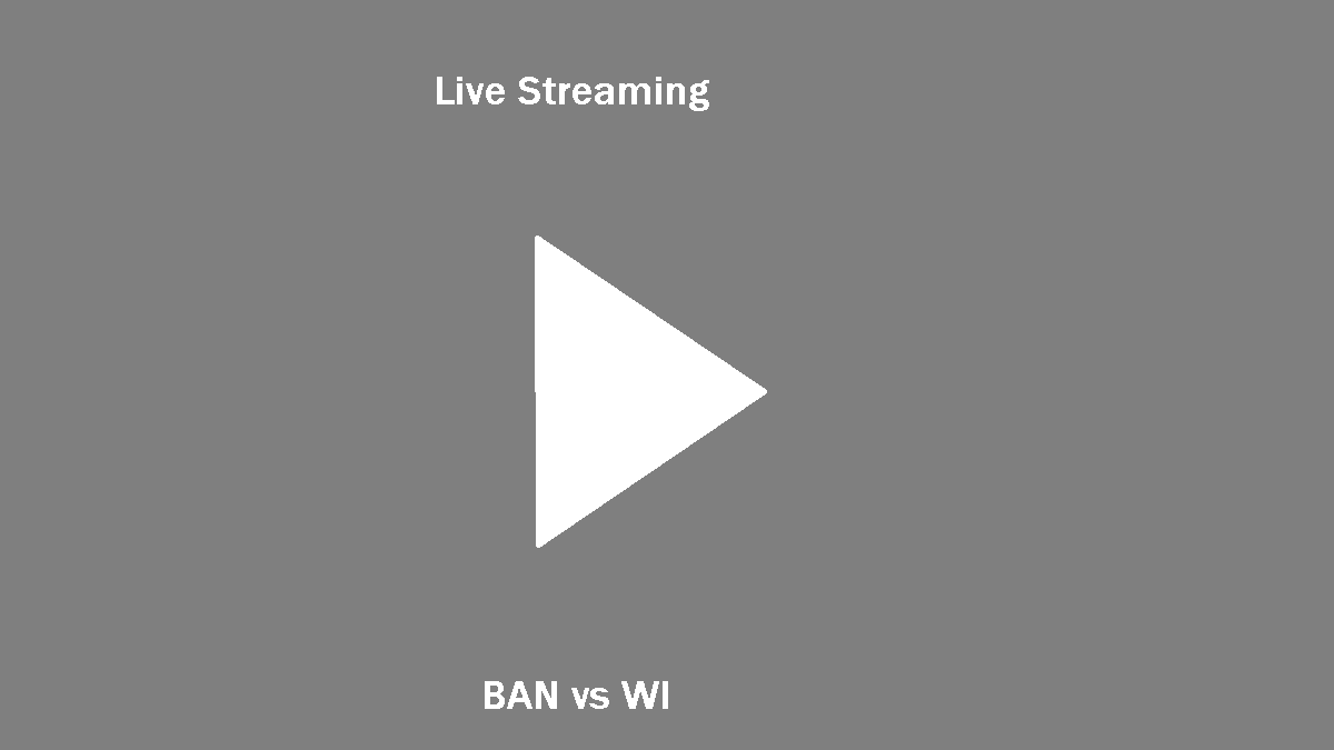 BAN vs WI Live Streaming Today T20 WC Match