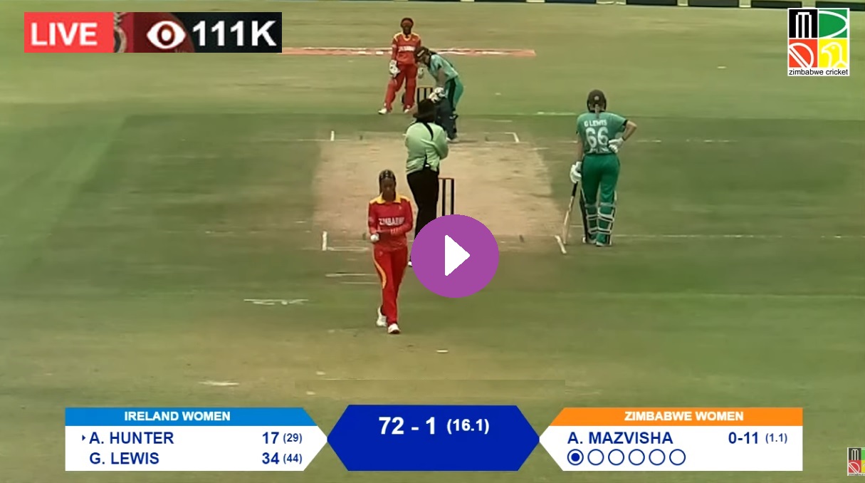 ZIM W vs IRE W Live ODI Match 11 Oct 2021
