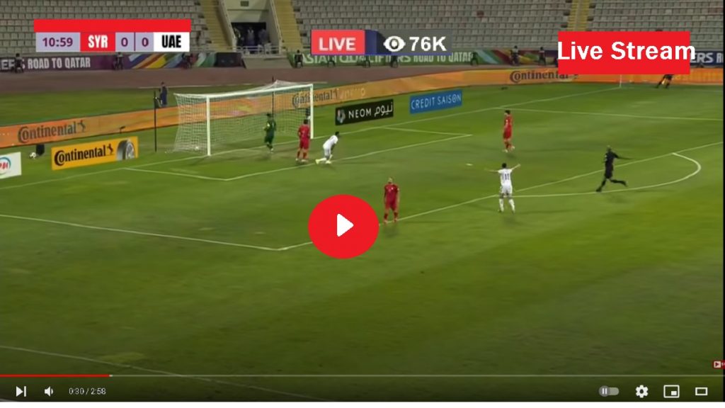 UAE vs SYR - Live Football - United Arab Emirates vs Syria Live Stream - FIFA Arab Cup Qatar 2021 - beIN Sports Live - Lineup, H2H, Live Score