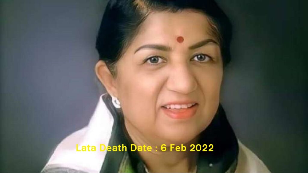 Lata Mangeshkar Died in Mumbai India Age 92 Years Playback Singer of Hindi and Urdu