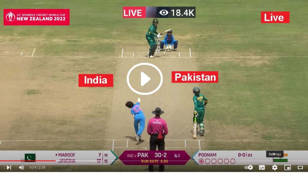 Pakistan W vs India W (PAKW vs INDW) ODI Live Stream - ICC World Cup Women 2022 - H2H, Squads, Watch DD Sports Online, Live PTV Sports