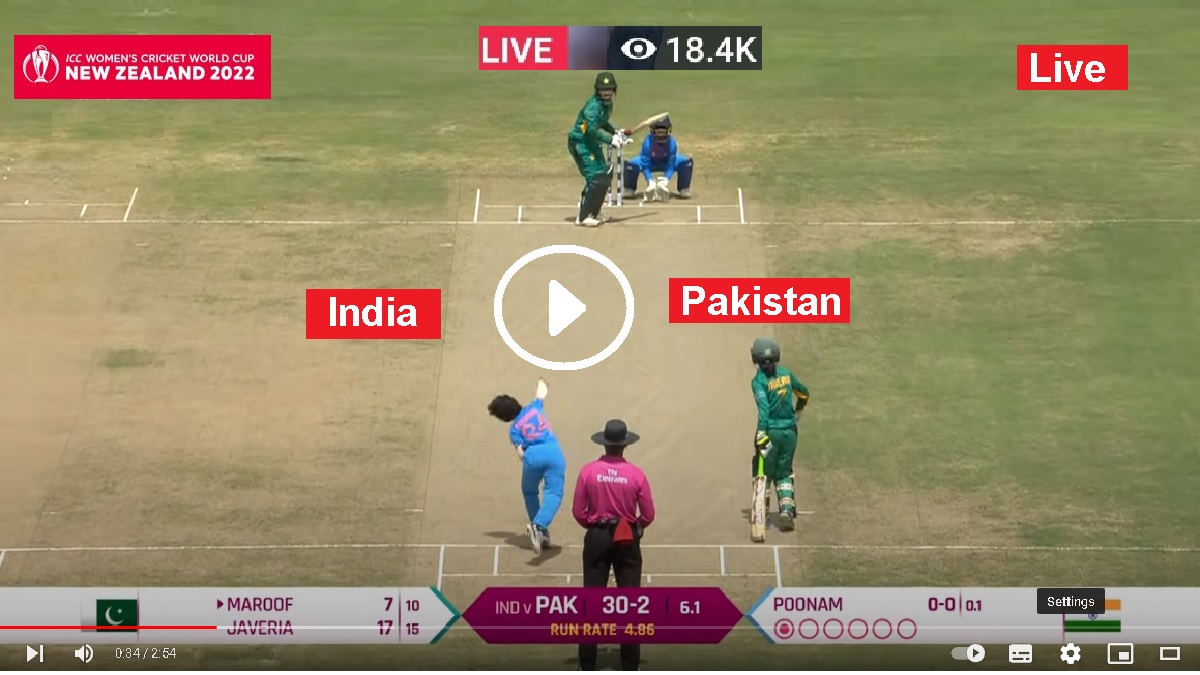 Pakistan W vs India W (PAKW vs INDW) ODI Live Stream - ICC World Cup Women 2022 - H2H, Squads, Watch DD Sports Online, Live PTV Sports