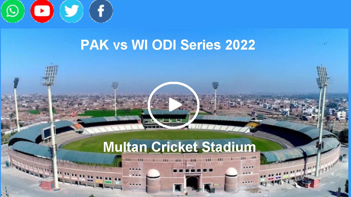 PCB Approved PAK WI ODI Series in Multan Cricket Stadium