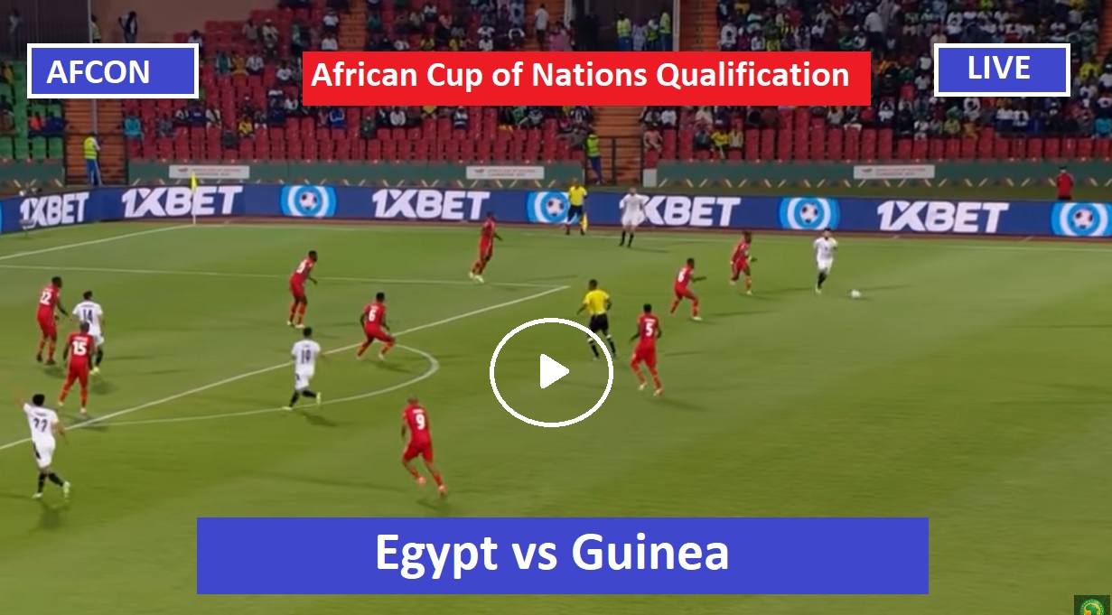 Egypt vs Guinea (EGY v GUI) Stream - African Cup of Nations Qualification AFCON 2022
