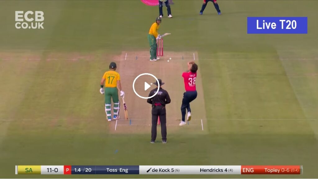 ENG vs SA Live T20 Match PTV Sports HD Live