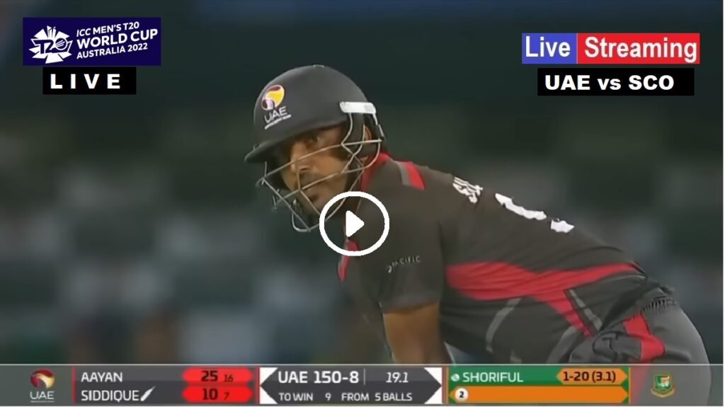 Live T20WC - Warmup Match - Scotland vs United Arab Emirates (SCO vs UAE) Live Streaming - T20 World Cup 2022 Warm-Up Match - PTV Sports Live - Star Sports Live - DD Sports Online - T20 WC Live 2 UAE vs SCO Warm Up Match Live Streaming T20 World Cup 2022 SCO vs UAE Live T20