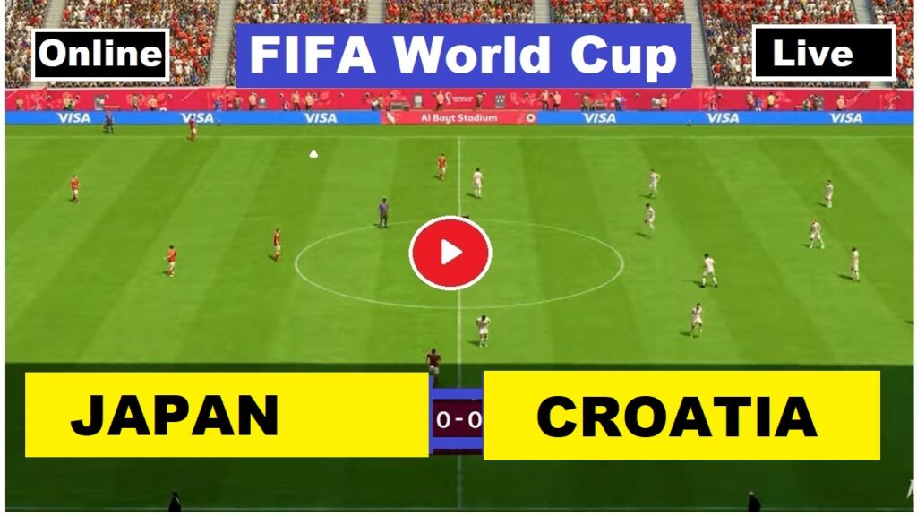 Japan vs Croatia JPN vs CRO FIFA Football World Cup Pre Quarter Final 2022