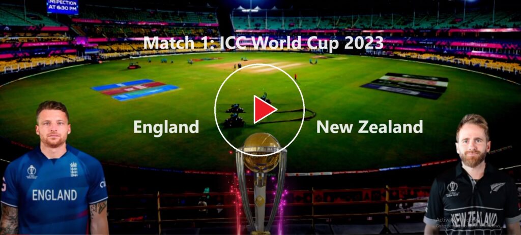 ENG vs NZ, Match 1, England vs New Zealand, ICC World Cup 2023, PTV ...