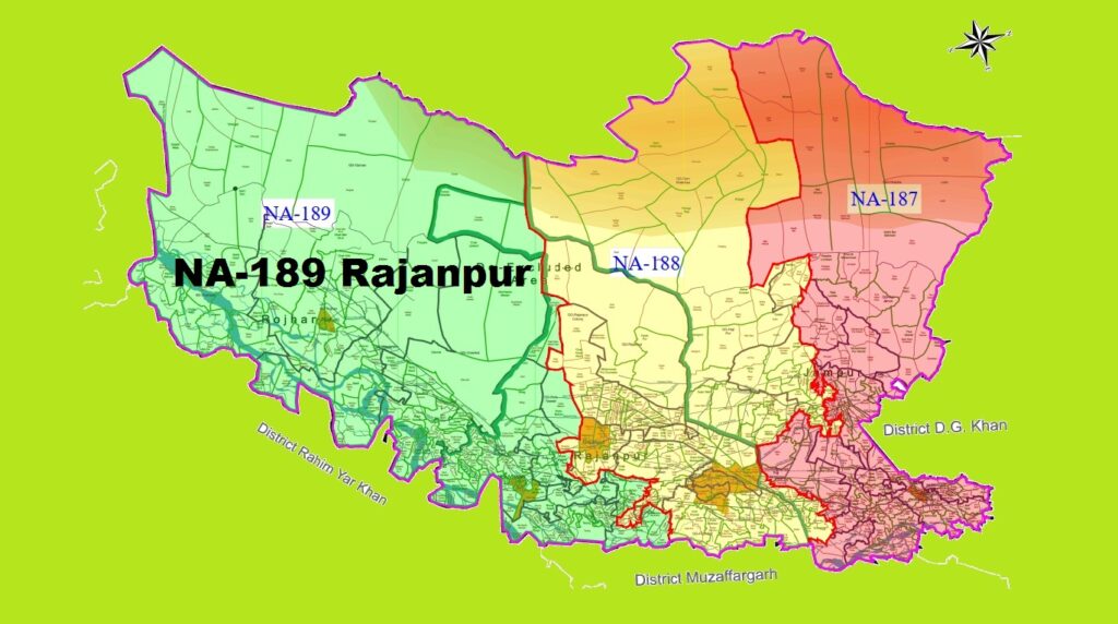 Result NA 189 Rajanpur, Vote Counting, Winner 2024 2 NA 189 Rajanpur New Halqabandi Map 2024