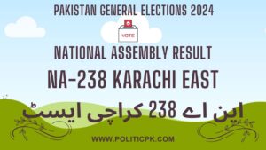 Result NA 238 Karachi East, Vote Counting, Winner 2024