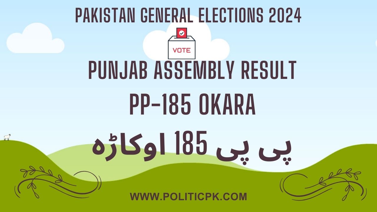 Result PP 185 Okara